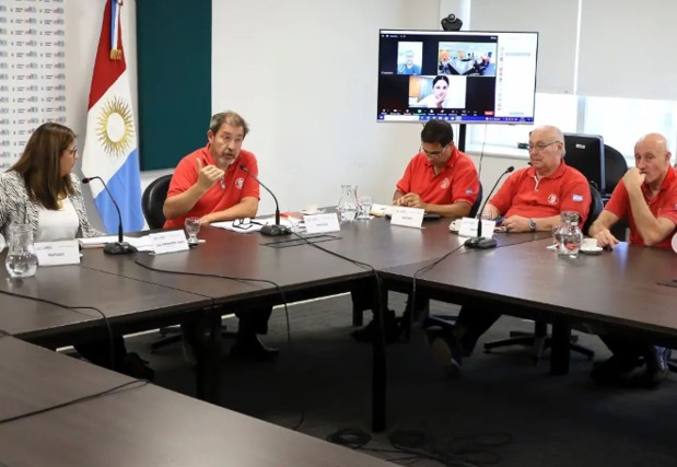 Autoridades Federativas en Reunin de la 