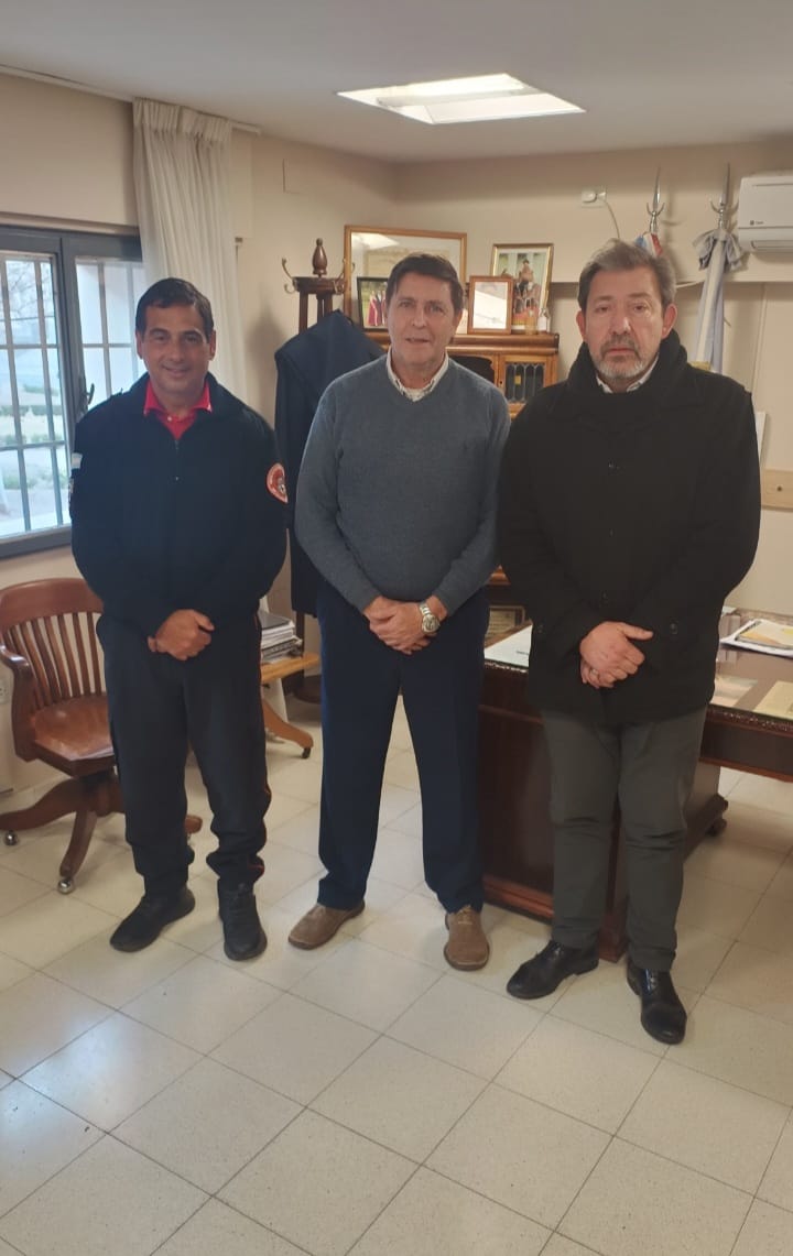 Reunin clave entre la Federacin de Bomberos Voluntarios y el Poder Judicial.