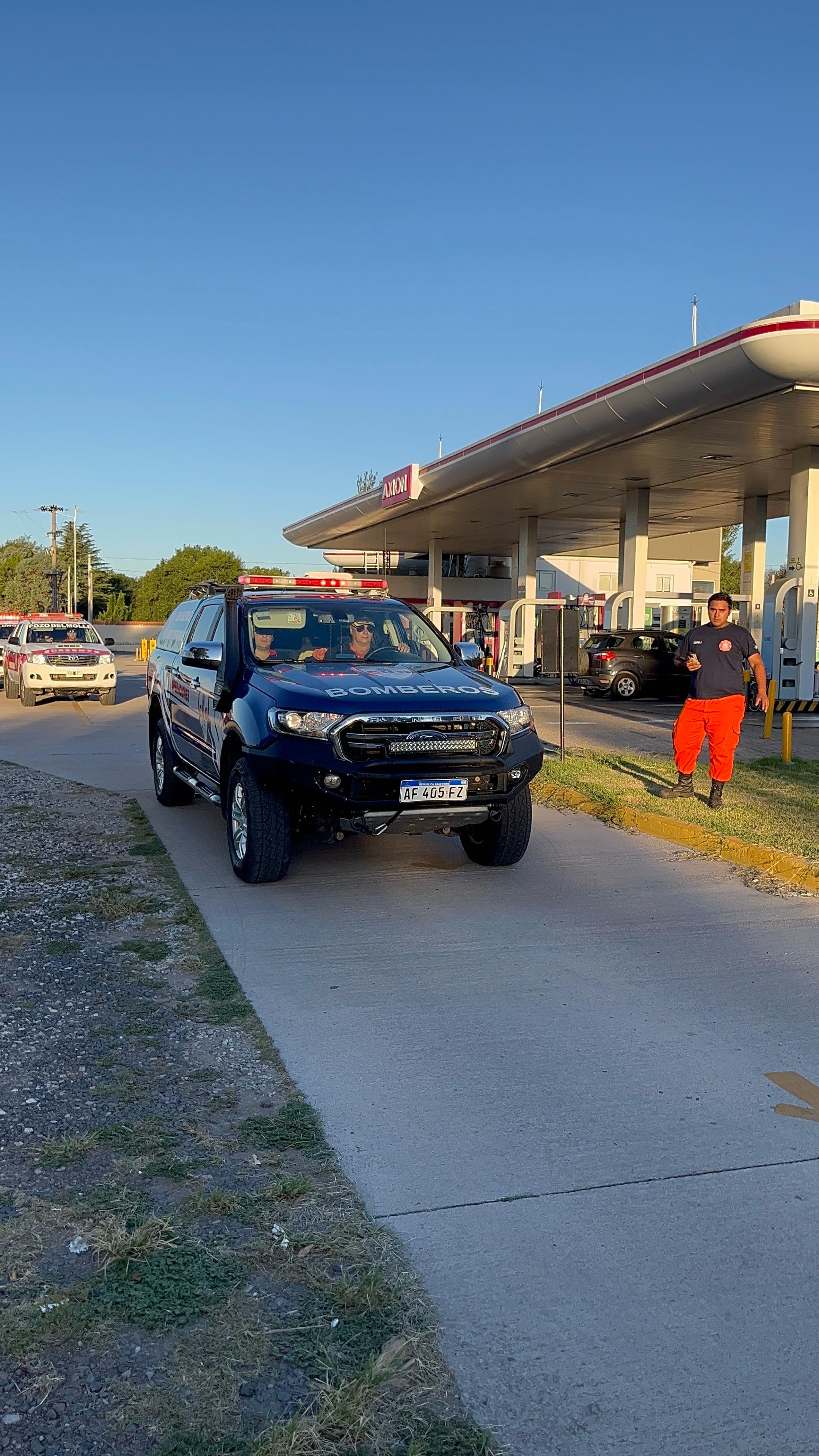 MOVILIZACIÓN DE BOMBEROS VOLUNTARIOS DE CÓRDOBA A NEUQUÉN