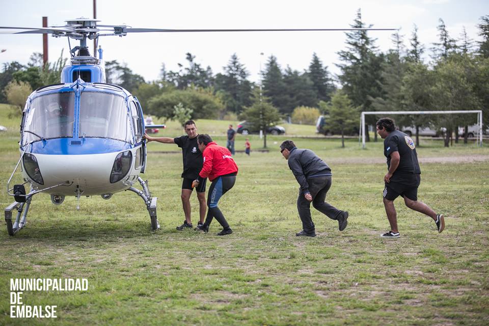 Curso de Rescate Acu�tico con Helic�ptero en Embalse