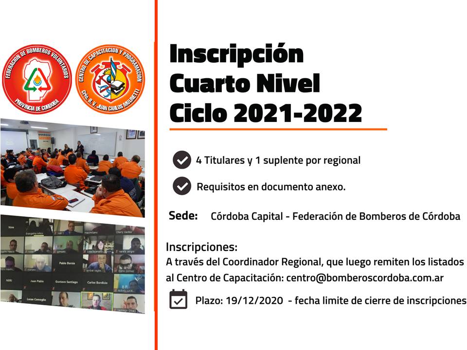 Inscripcin: 4 Nivel - Trayecto Pedaggico Ciclo 2021-2022