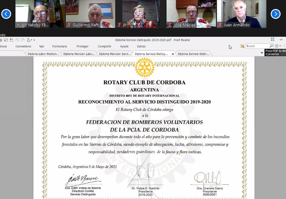 Rotary nos entrega el 