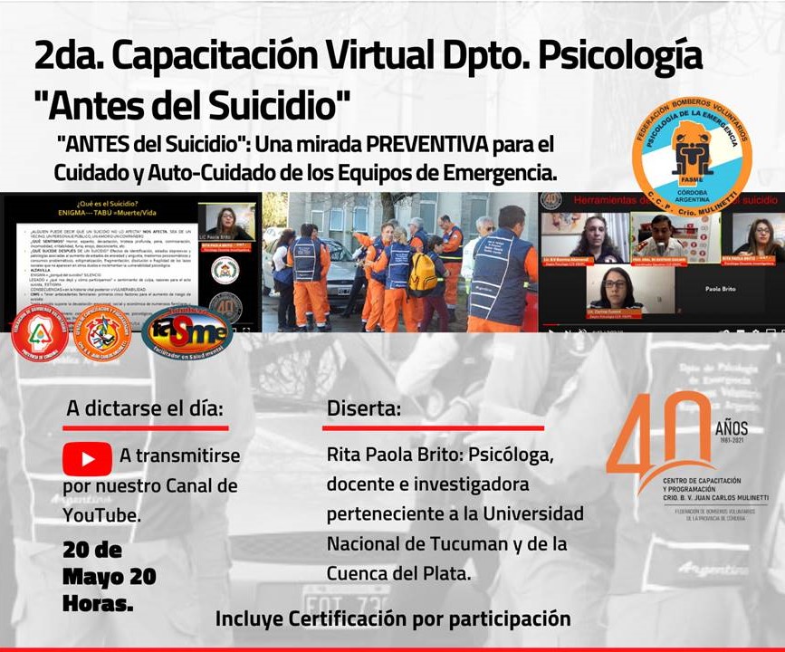Psicolog�a de la Emergencia: 2� Capacitaci�n Virtual 