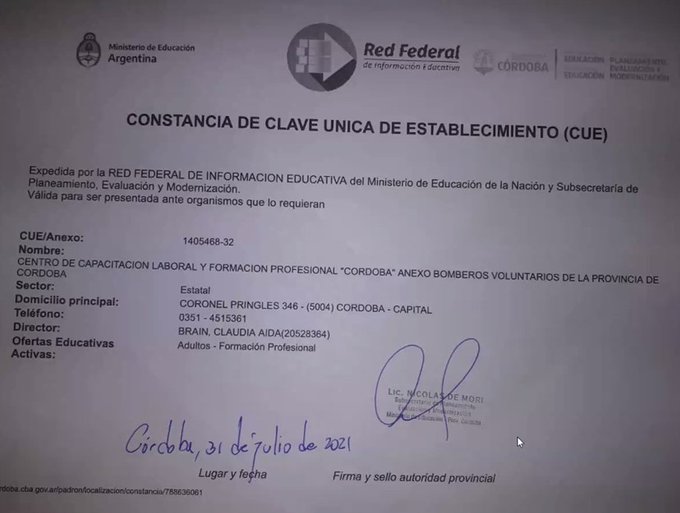 FBVPC - CCP: Centro de Capacitaci�n Laboral y Formaci�n Profesional