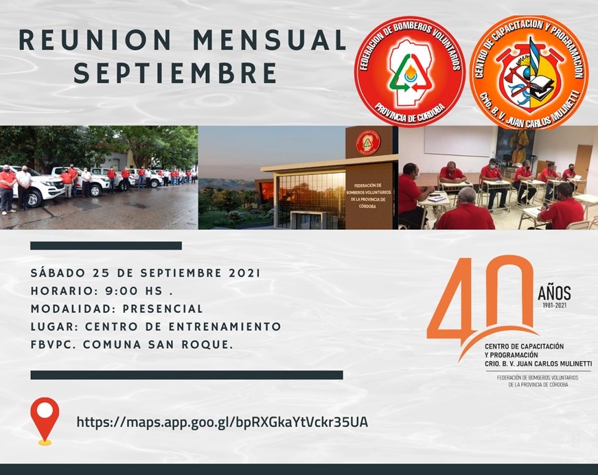 Reunin Mensual del CCP en Centro de Entrenamiento y Capacitacin