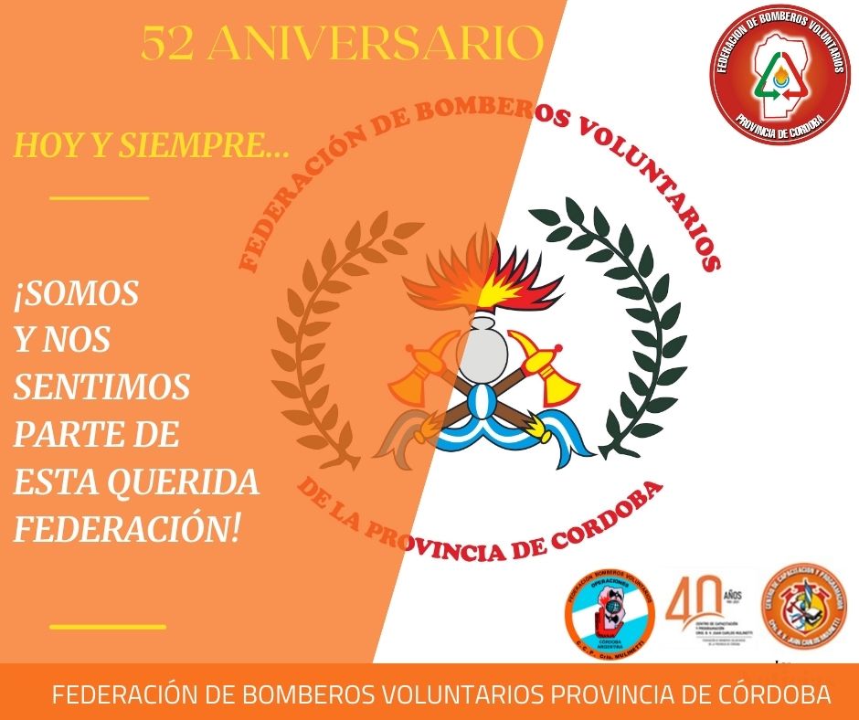 Feliz 52 Aniversario querida Federacin!