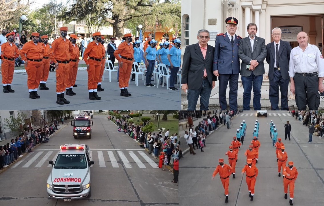 Asistimos al 50° Aniversario de Bomberos Voluntarios de Ucacha