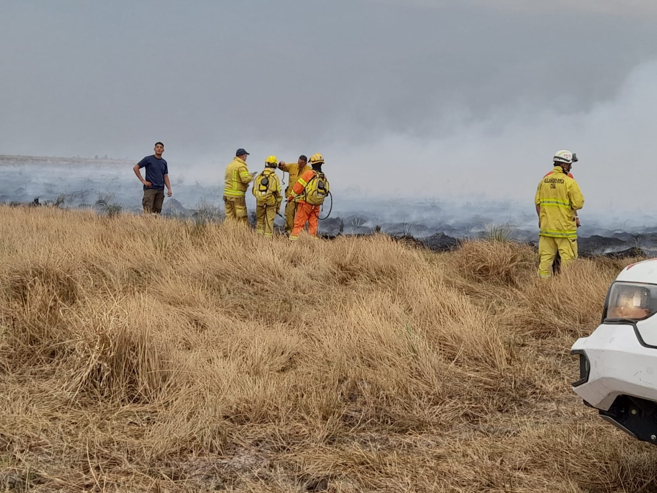 Bomberos Federativos continan trabajando en los IIFF de Corrientes