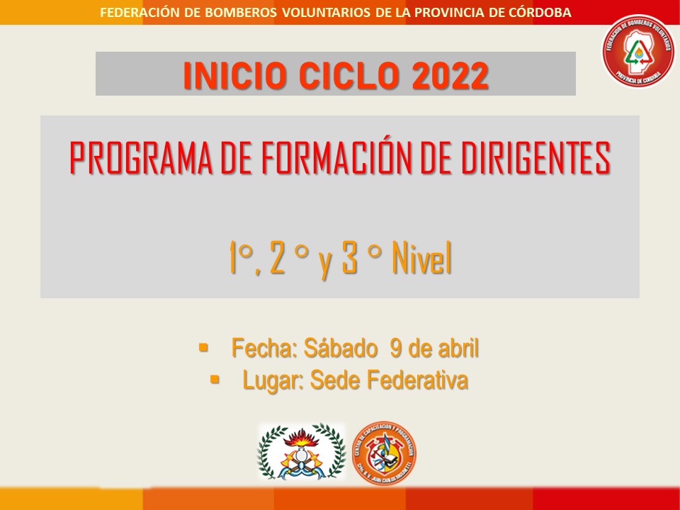 Programa de Formacin de Dirigentes: Apertura del Ciclo 2022