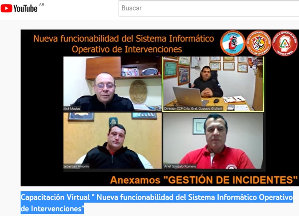 Capacitaci�n: Nueva Funcionalidad del Sistema Inform�tico Operativo
