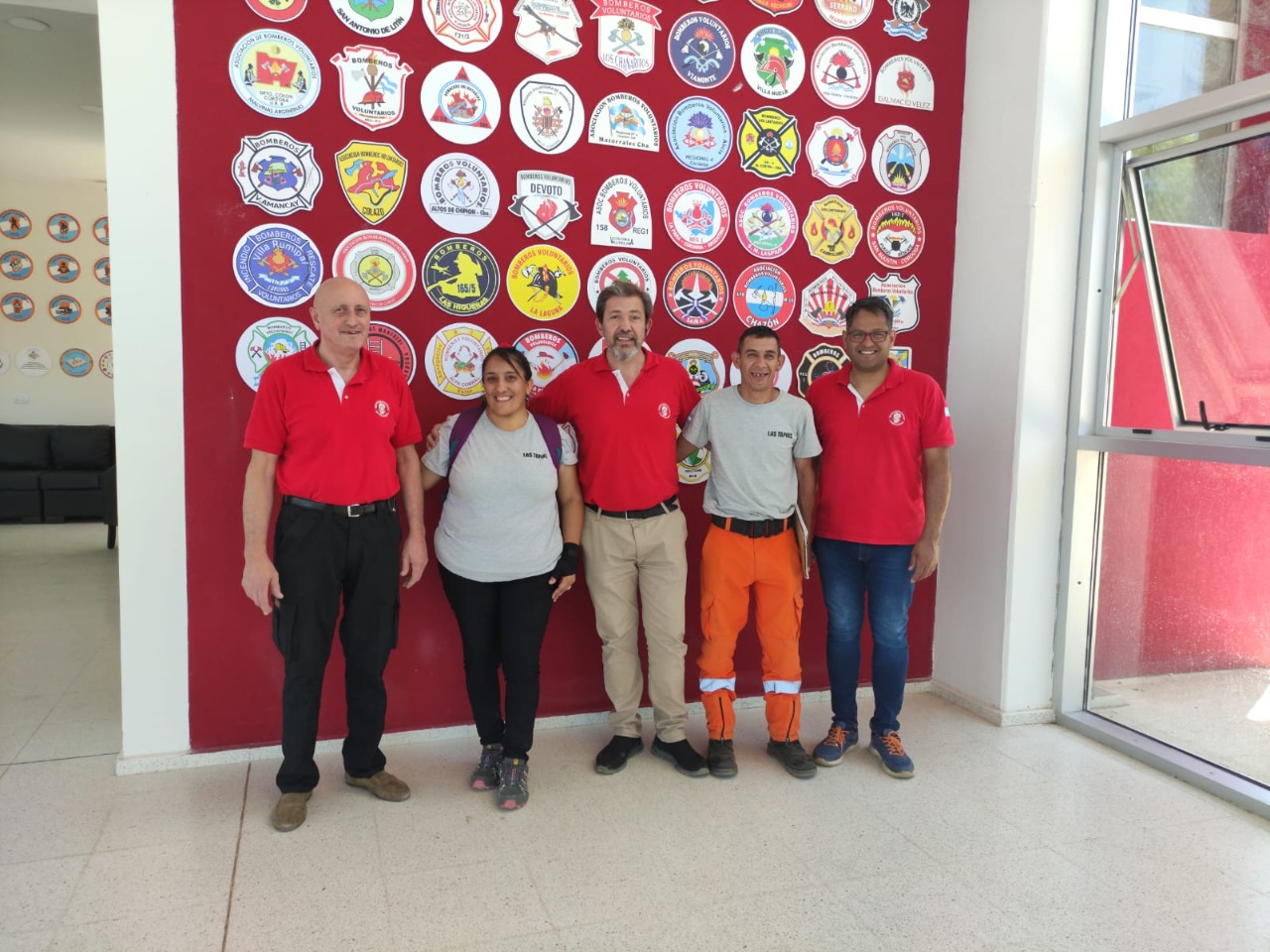 Bienvenidos Bomberos Voluntarios de Las Tapias!