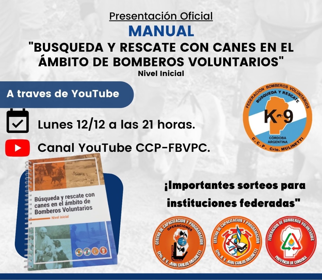 Bsqueda y Rescate con Canes en el mbito de Bomberos Voluntarios