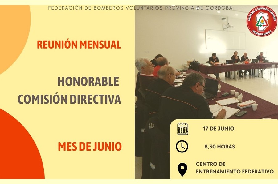 Reunión Mensual de Honorable Comisión Directiva