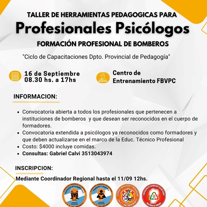 Taller de Herramientas Pedag�gicas para Profesionales Psic�logos