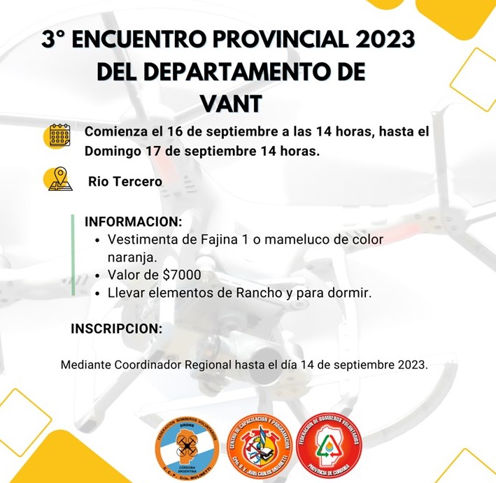 3 Encuentro del Departamento Vehculo Areo No Tripulado