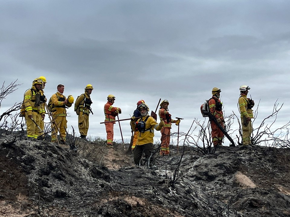 Nuestra Federación presente en los Incendios Forestales de Mendoza