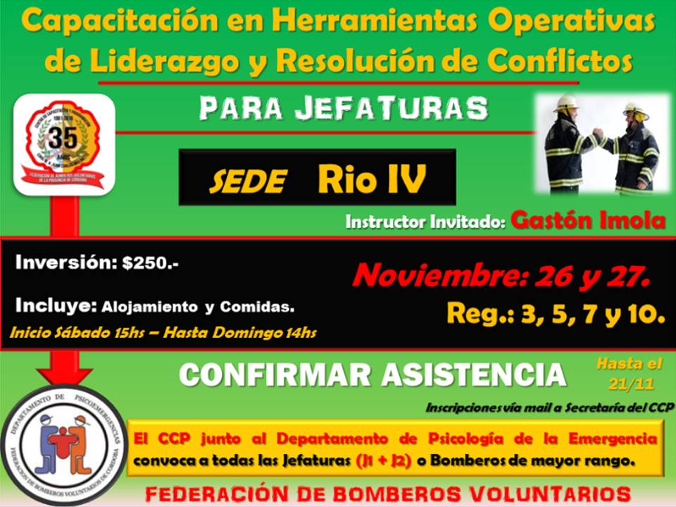 Capacitaci�n en Herramientas Operativas de Liderazgo y Resoluci�n de Conflictos