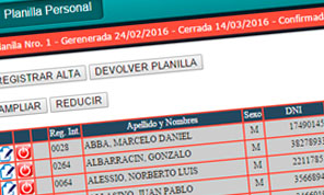Presentaci�n de Planillas 2017