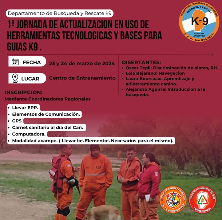 1�Jornada de Actualizaci�n: Herramientas Tecnol�gicas y Bases para gu�as K9
