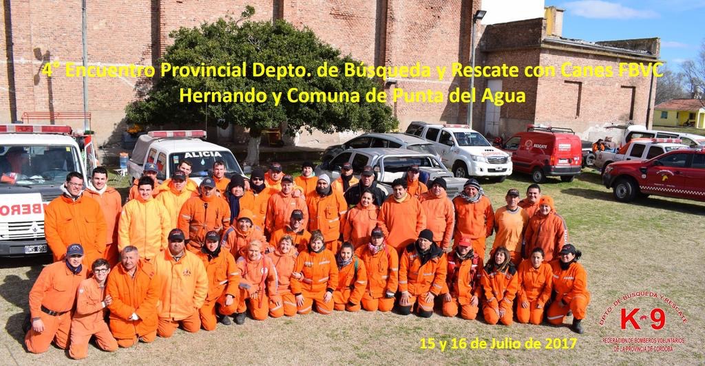 4� Encuentro Provincial de B�squeda y Rescate K9 2017