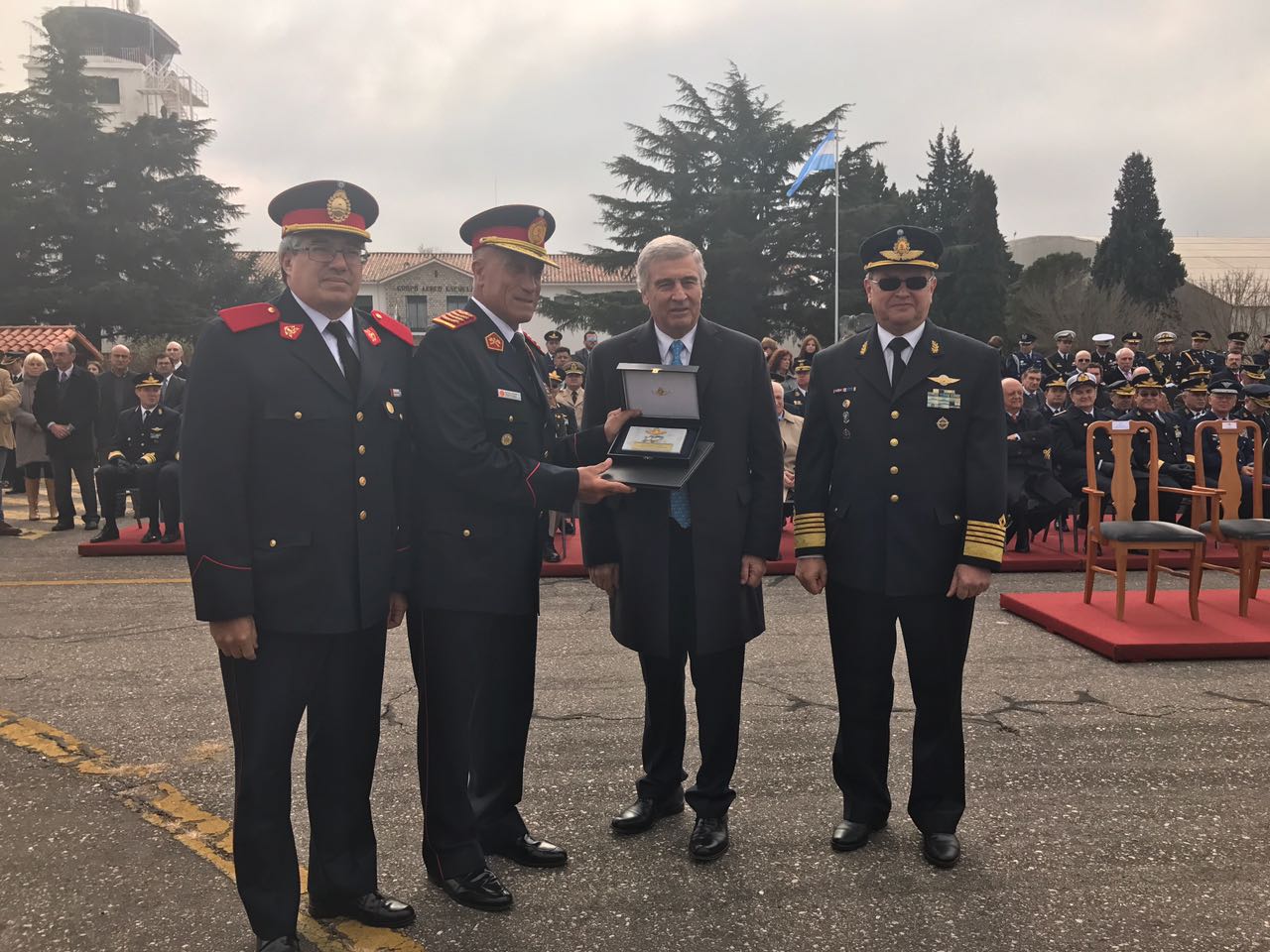 Autoridades Federativas en el 105� Aniversario de la Fuerza A�rea Argentina