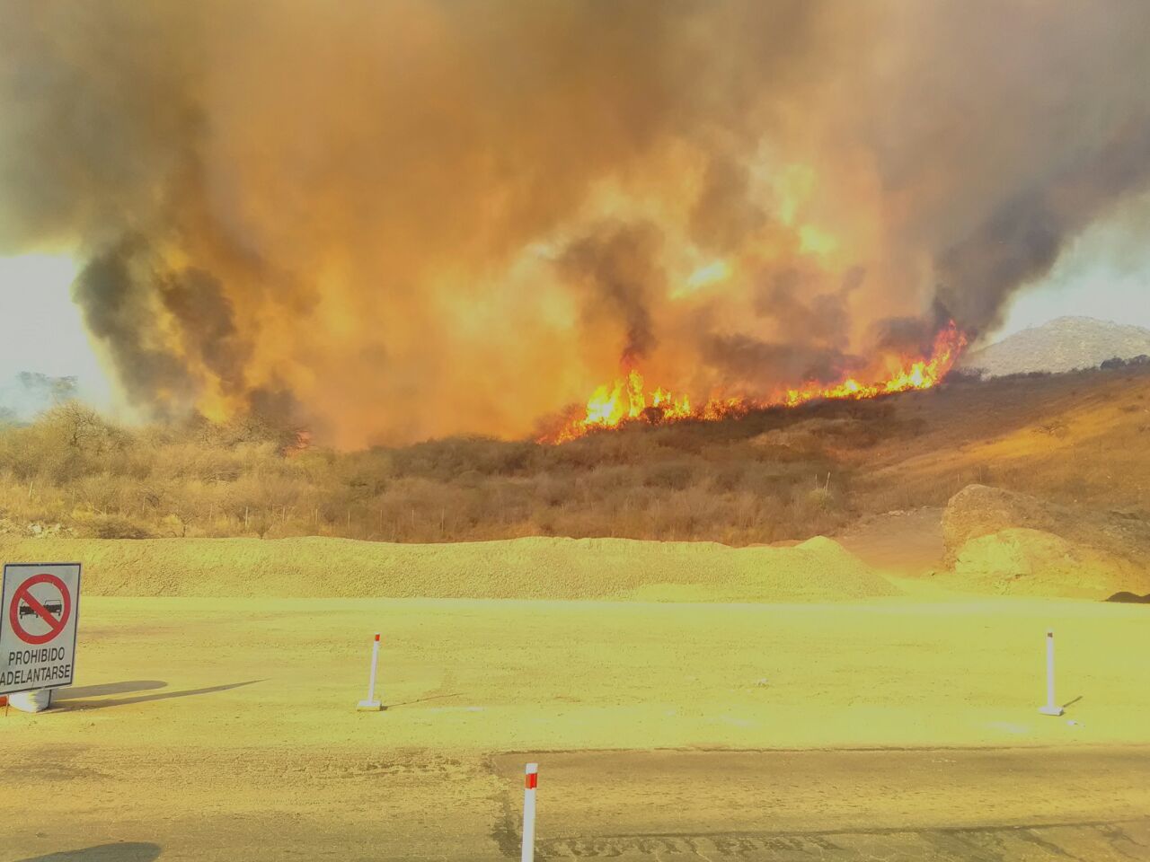 Nuestra Federaci�n estuvo en alerta m�xima por Incendios Forestales