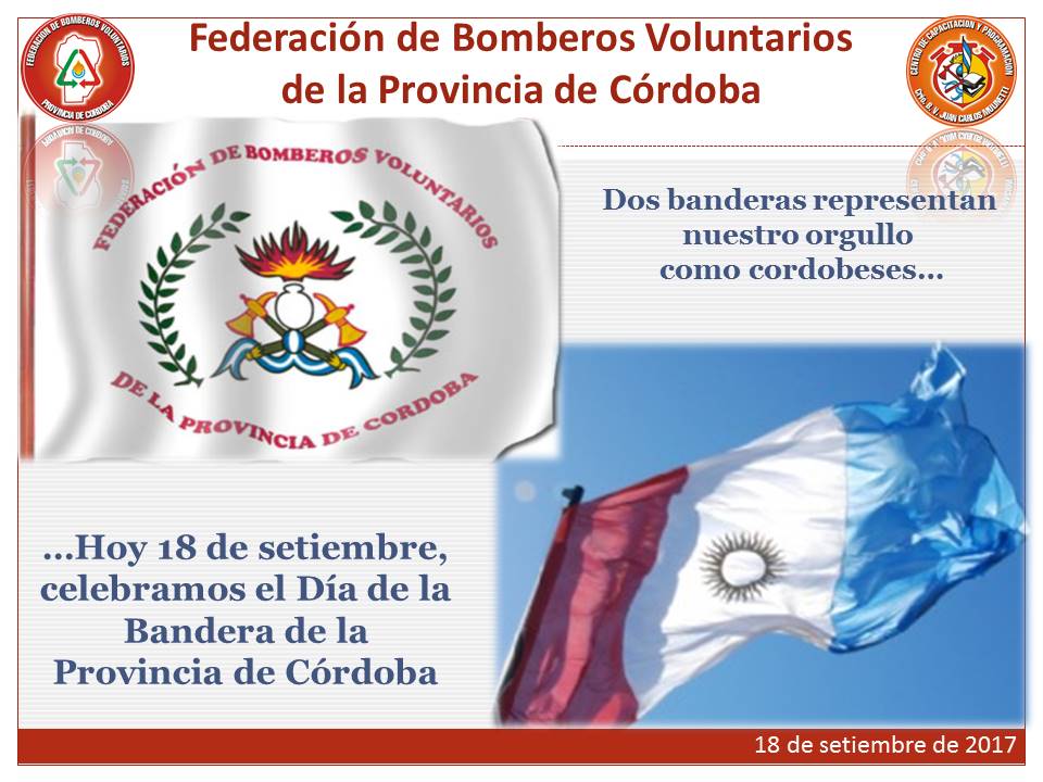 18 de setiembre: D�a de la Bandera de la Provincia de C�rdoba