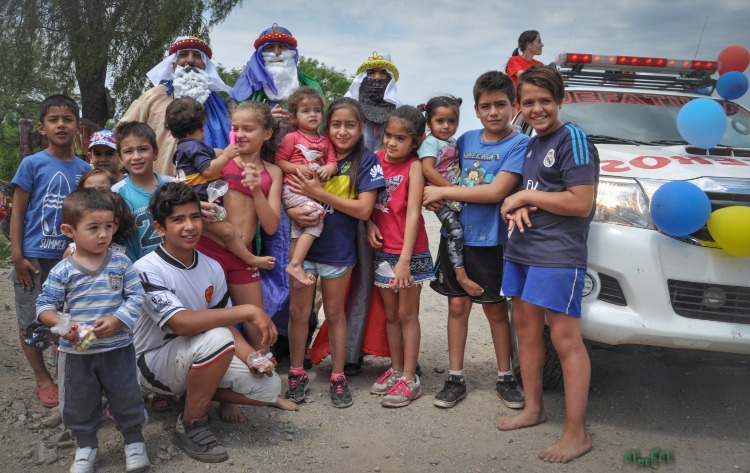 Los Reyes Magos llegaron a La Paz