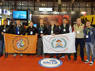 Autoridades Federativas en la  21� Feria SICUR  de Madrid
