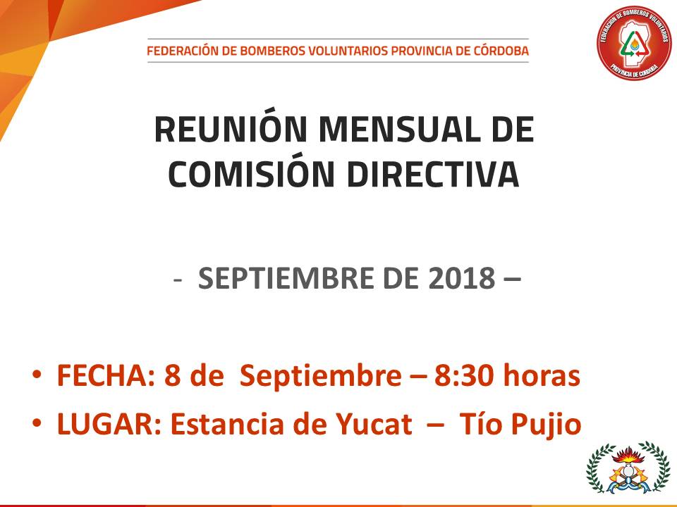 Reuni�n Mensual de Comisi�n Directiva