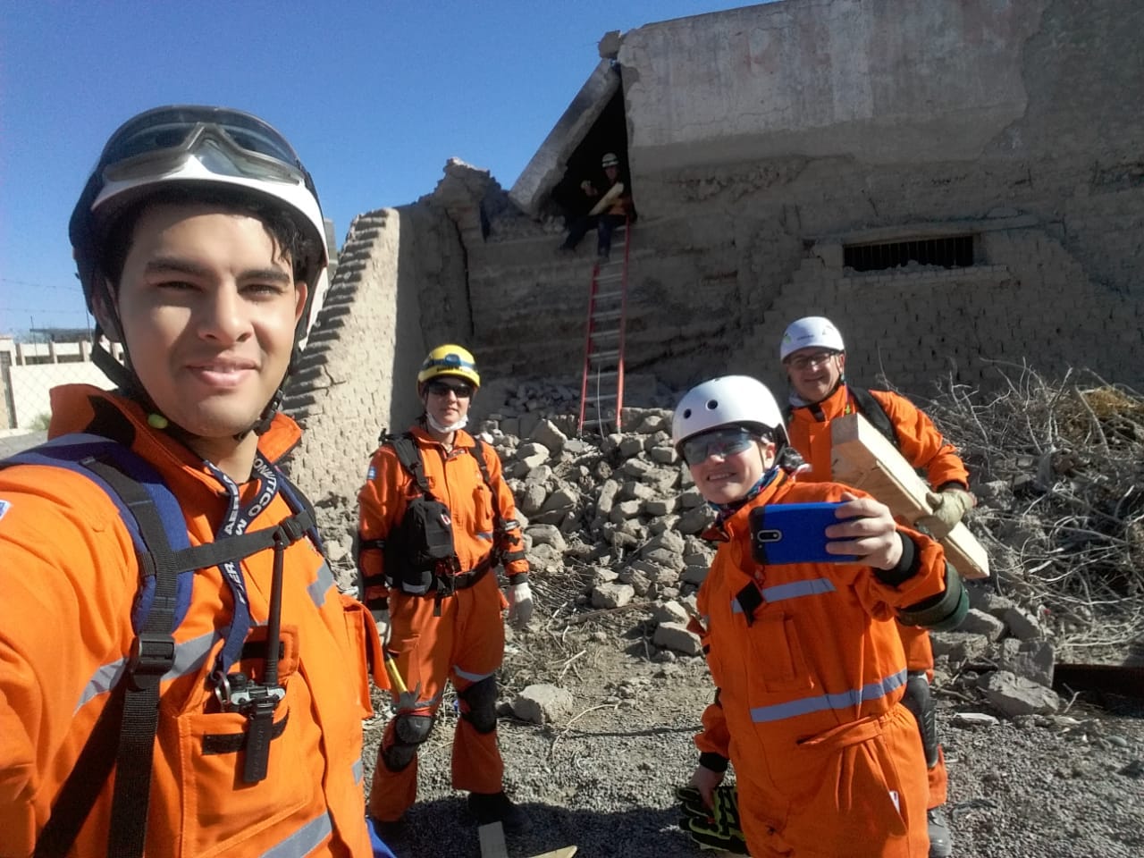 Nuestra Brigada Brec-Usar en el curso de Rescate Urbano Nivel II