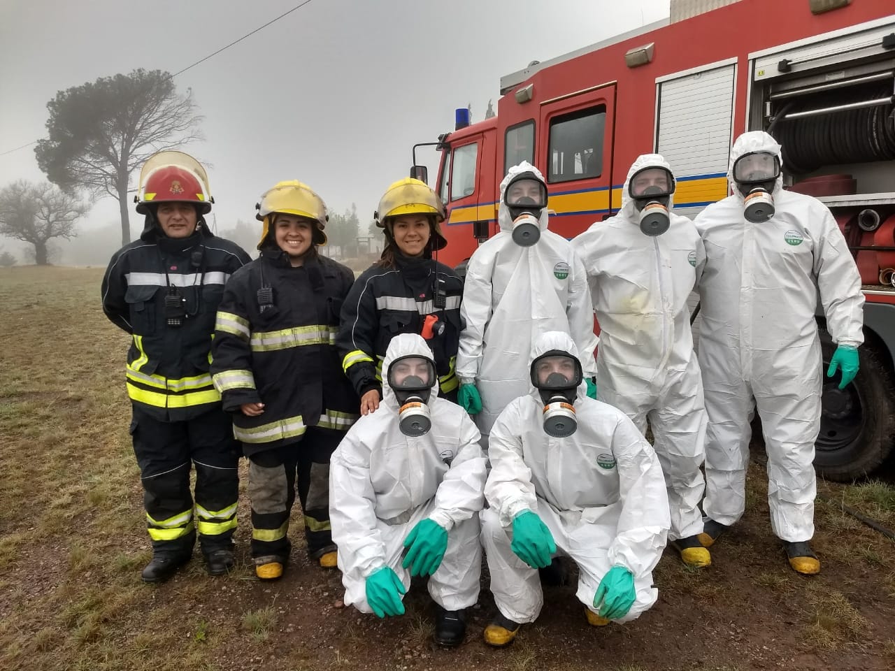 Bomberos de Embalse en Simulacro de Emergencia Nuclear