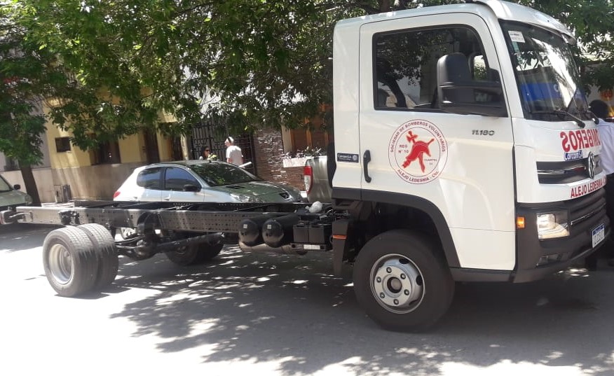 Nueva adquisici�n de la Sociedad de Bomberos Voluntarios de Alejo Ledesma