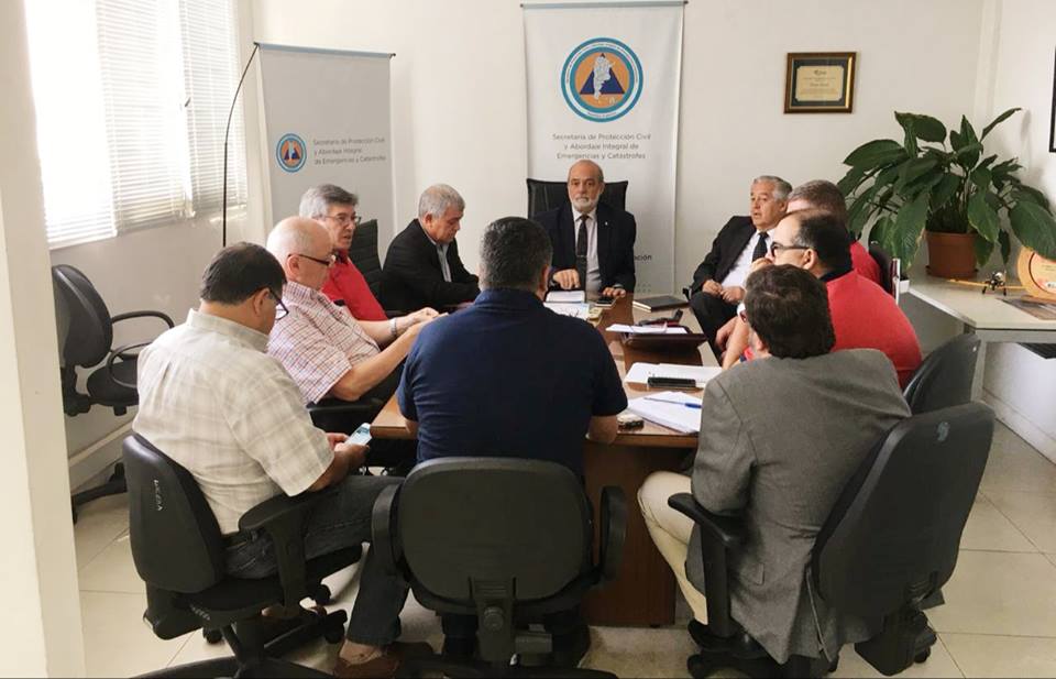 Gestiones con el Consejo Nacional y la Secretar�a de Protecci�n Civil