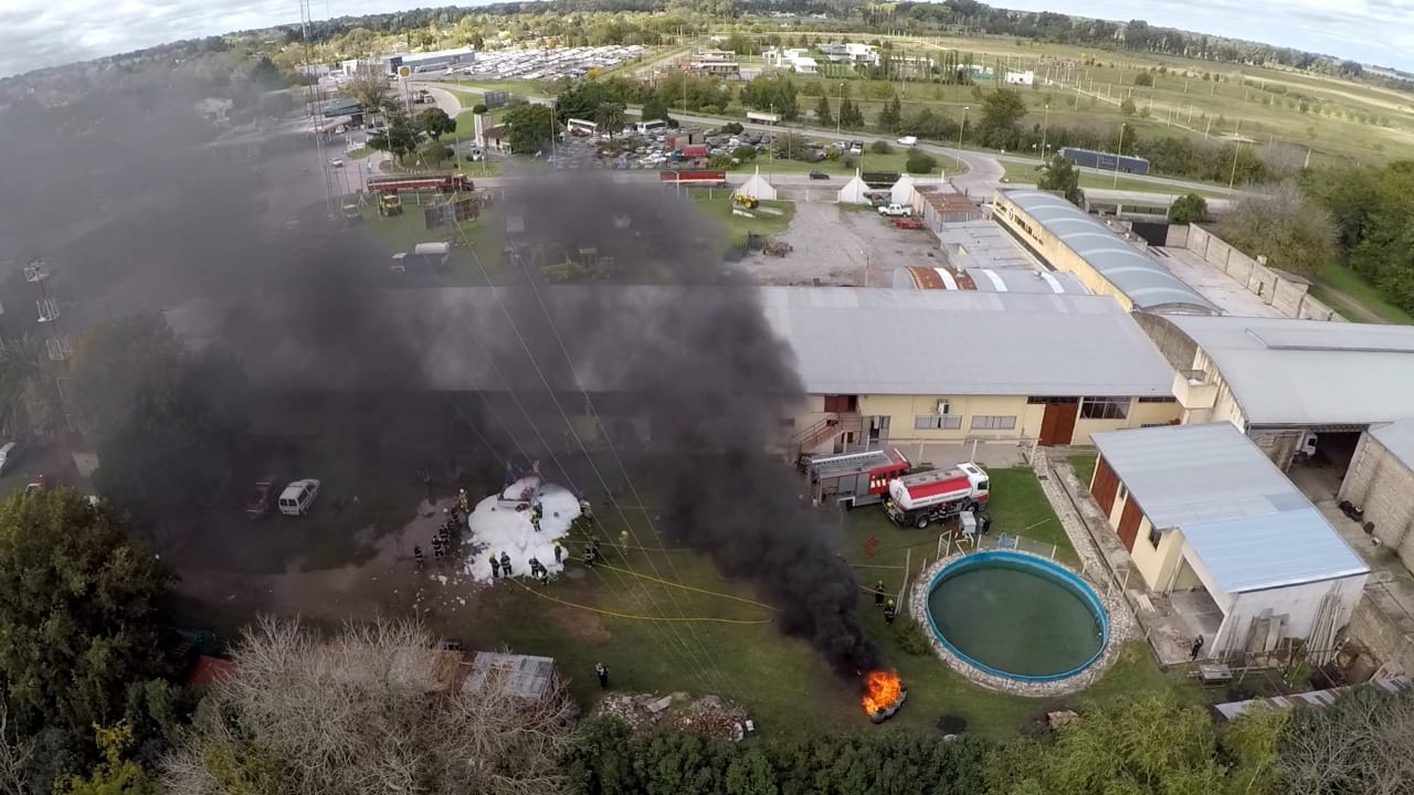 El Departamento Fuego se capacit� en Brandsen