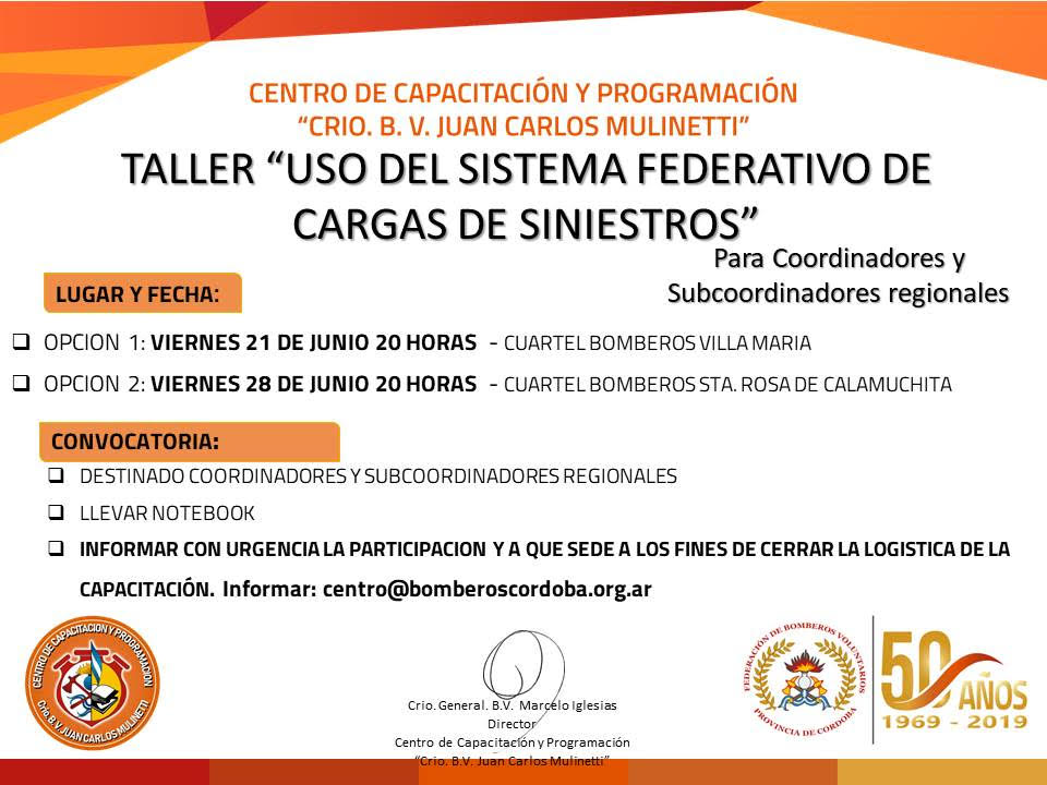 Taller: Uso del Sistema Federativo para cargas de Siniestros