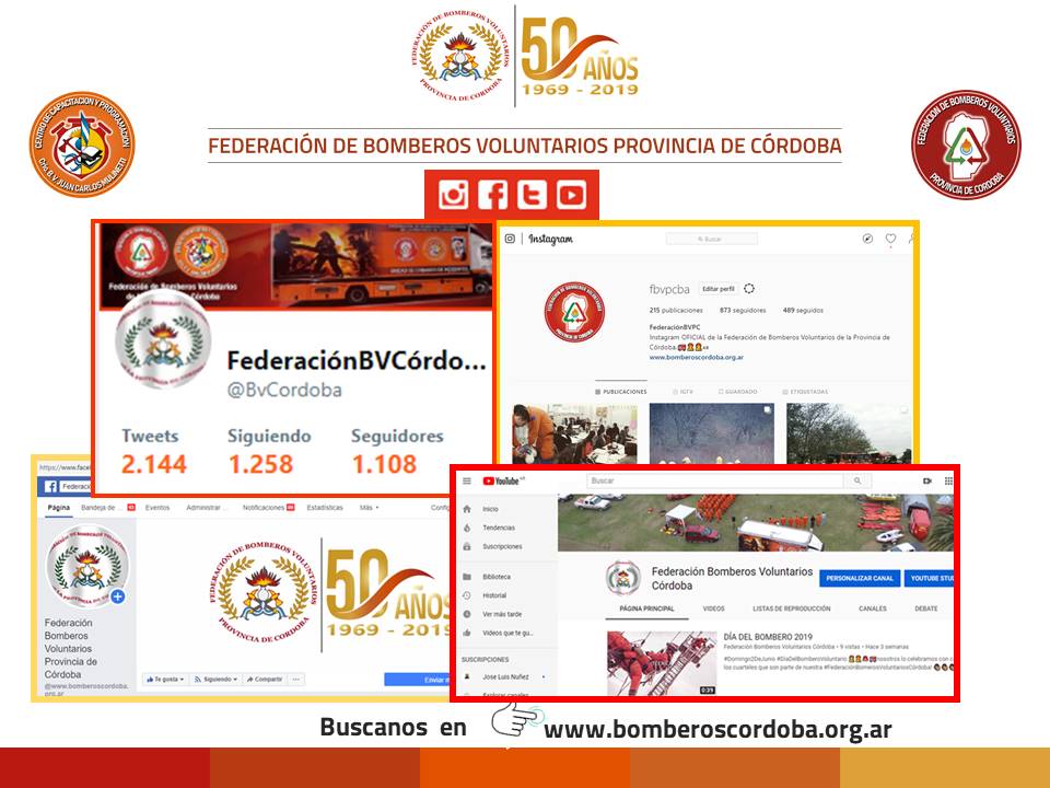 Seguinos en las Redes de nuestra Federaci�n