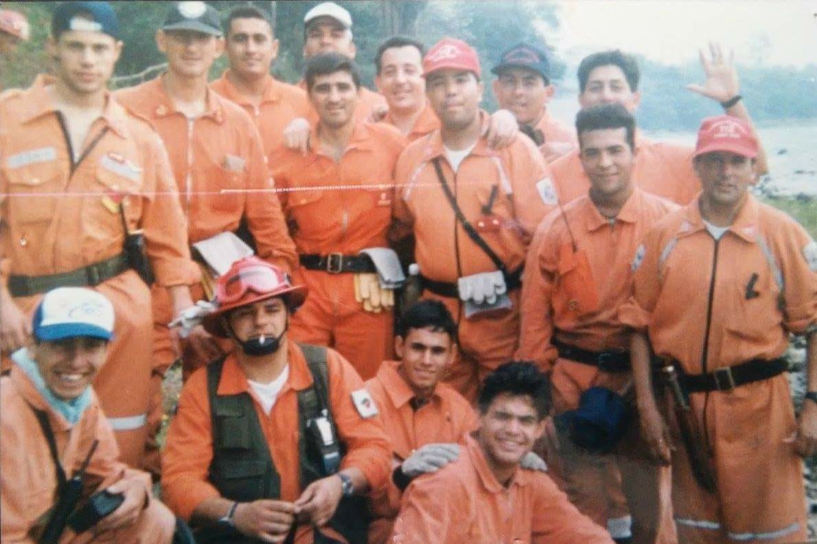 Nuestra Brigada Naranja destacada en el Incendio Forestal de Brasil en 1998
