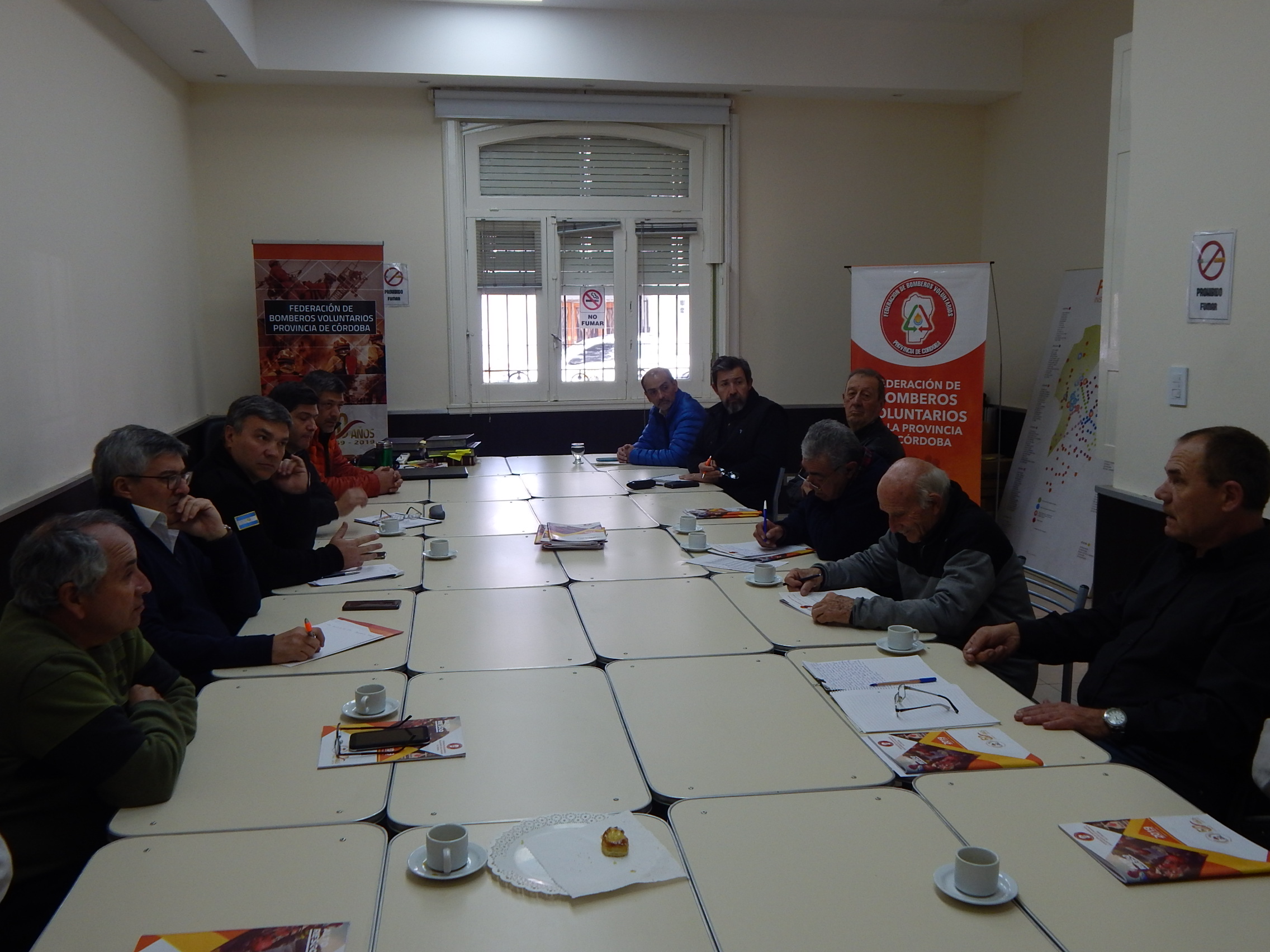 Recibimos a nuestros Bomberos Voluntarios Retirados