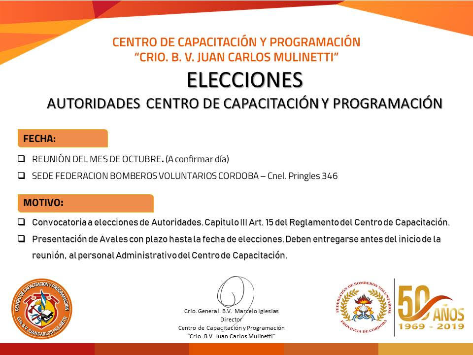 CCP: Elecciones de Autoridades
