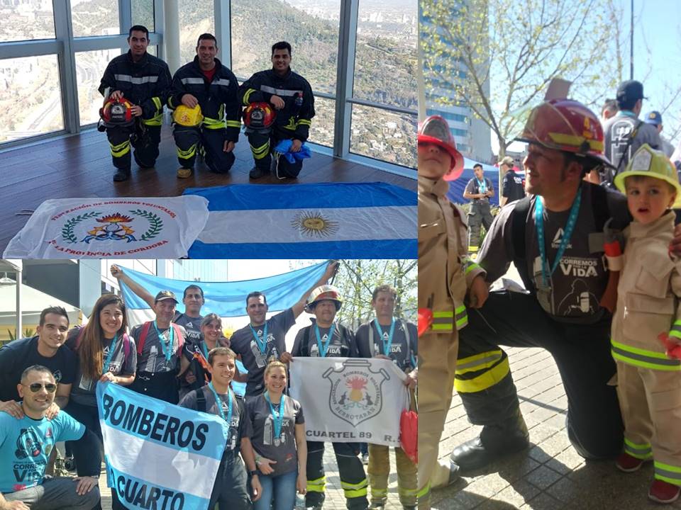 Felicitamos a nuestros Bomberos que Corrieron por la Vida