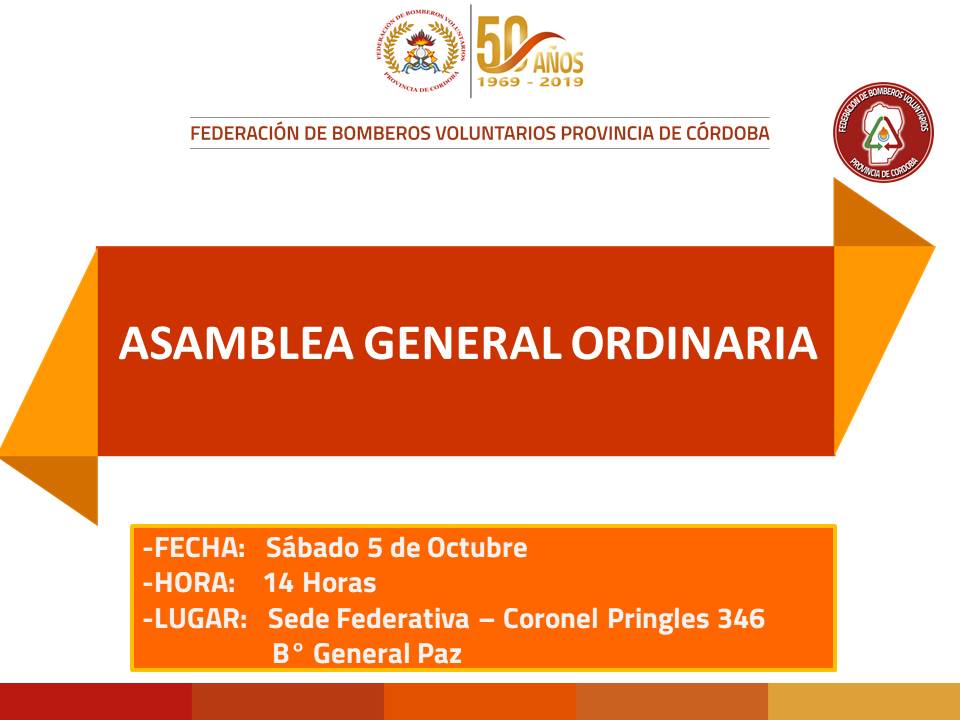 Asamblea General Ordinaria FBVPC