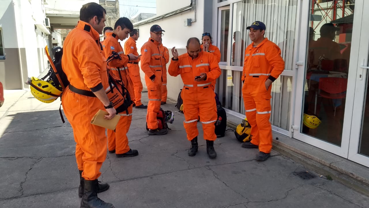 Simulacro de Movilizaci�n de Brigada USAR en tiempo real
