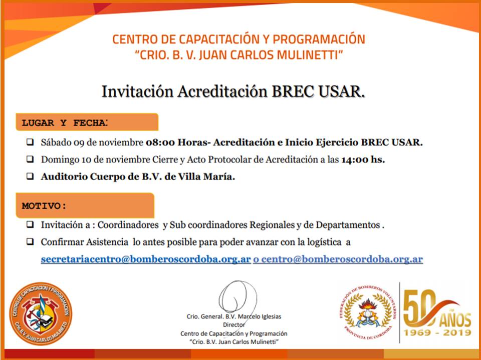 Ejercicio y Acreditaci�n BREC-USAR