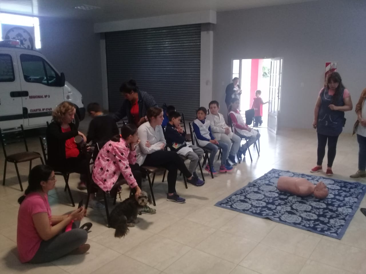 Bomberos de Jovita dictan capacitaci�n sobre RCP