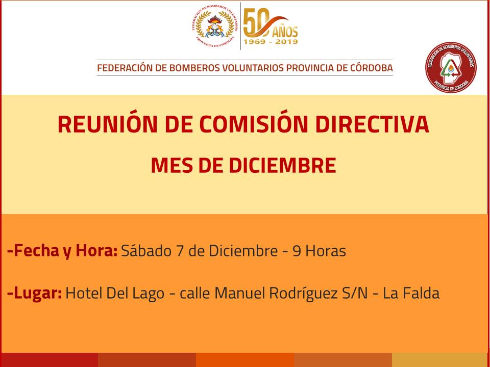 Reuni�n Mensual de Comisi�n Directiva