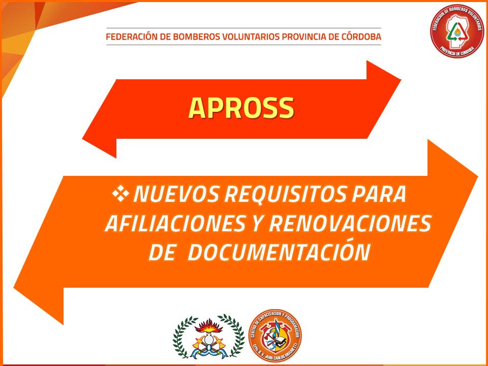 APROSS: nuevos requisitos para afiliaciones y renovaciones