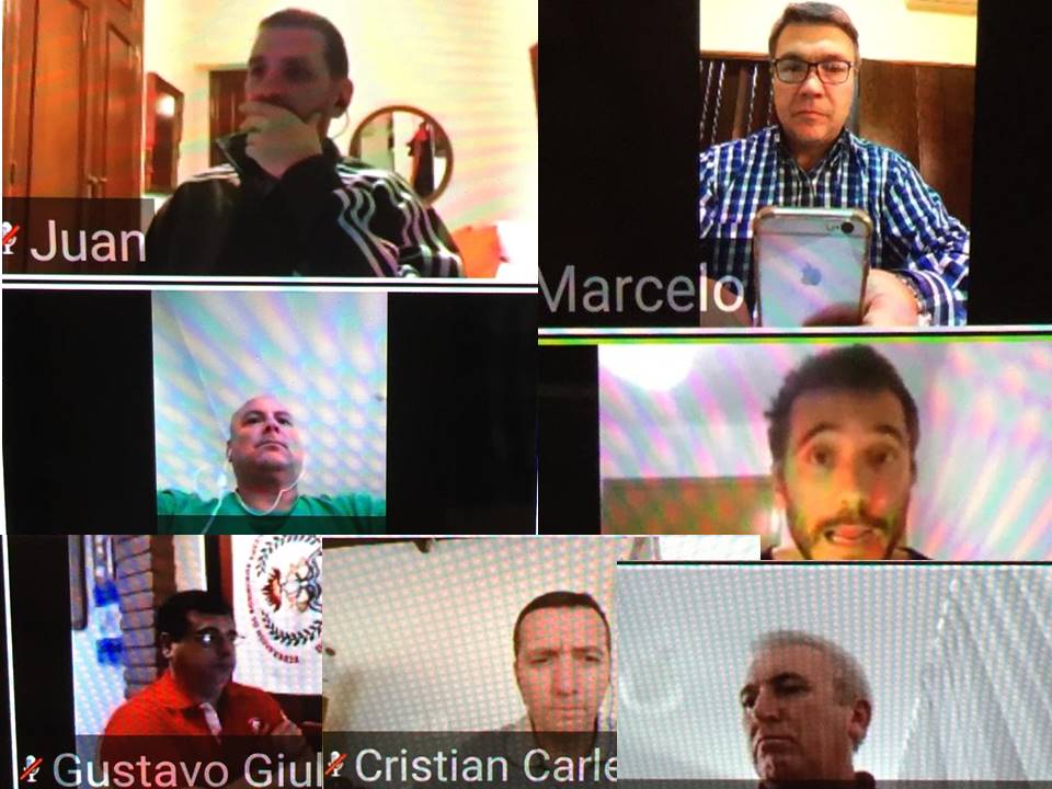 Autoridades del CCP y Fundaci�n Pau Costa se reunieron on line