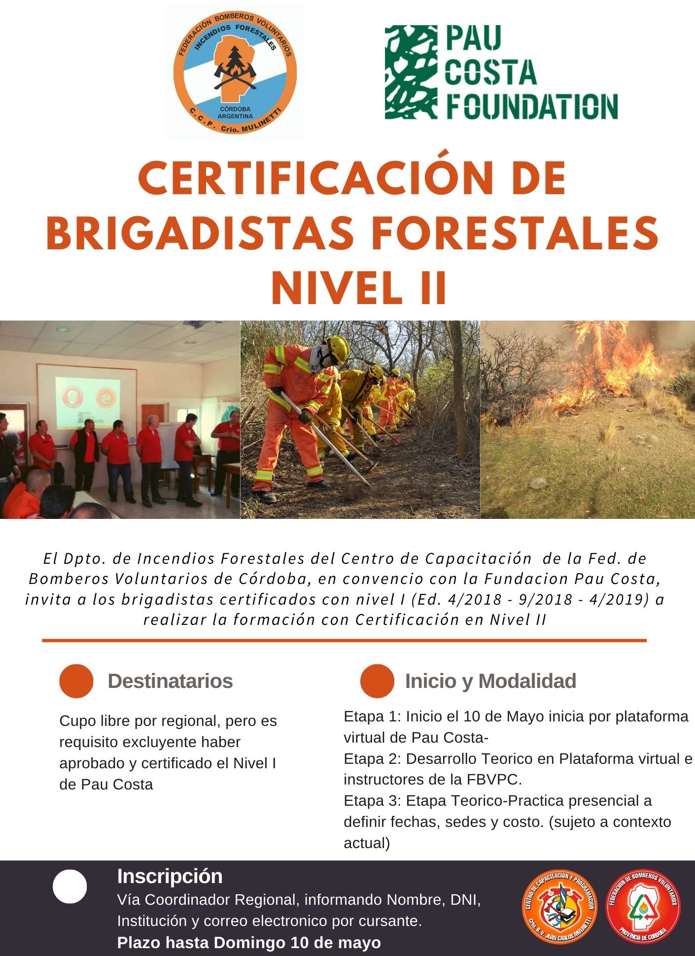 Certificaci�n de Brigadistas Forestales Nivel II: FBVPC - Pau Costa
