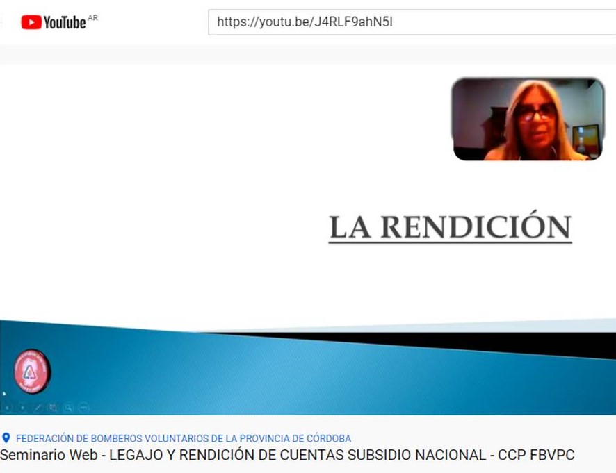 Formaci�n de Directivos:Legajo y Rendici�n de Cuentas-Subsidio Nacional